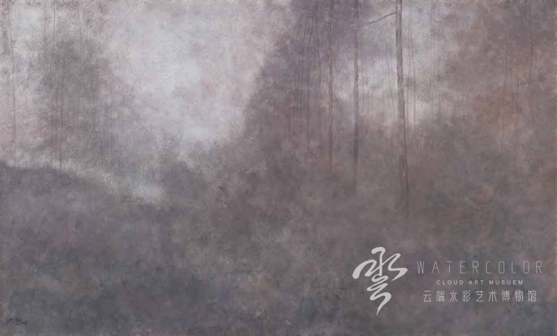 陈坚《秋日》 14*240cm 2018年